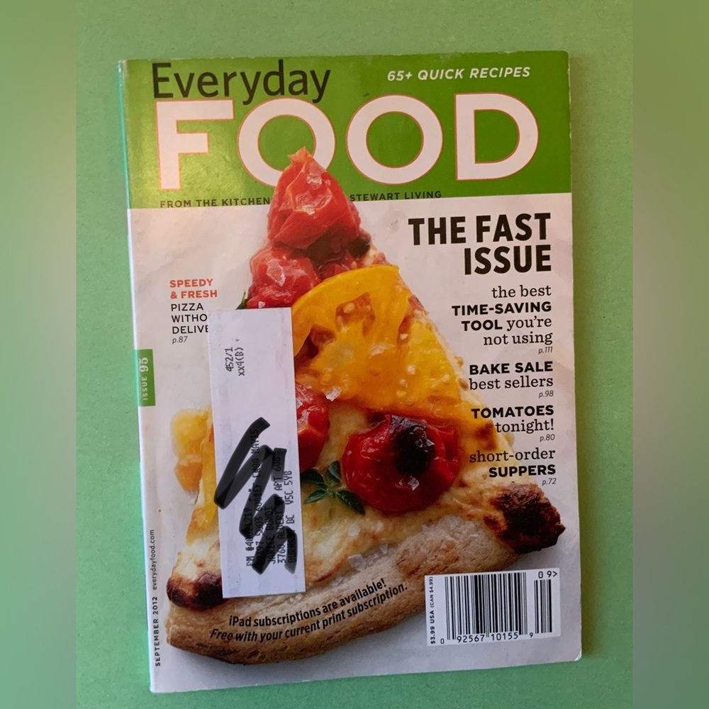 Martha Stewart Everyday Food Magazine with Blue and Red Cover - Picture 5 of 10